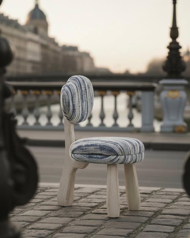 At home in Paris: the Albori chair.